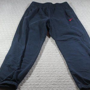 Nike Size YXL Black and Red Logo Sweatpants